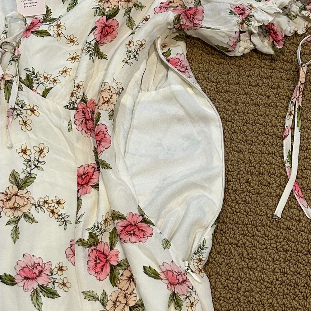 Yumi Kim Kelly Dress size XL Royal Rose Ivory Fairy Cottagecore Mini - Picture 14 of 17